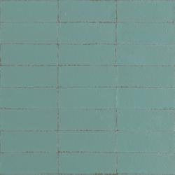 Ragno Glace pavimento rivestimento 7x20 spessore 9 mm in Turchese in gres porcellanato e lucido, superficie e texture...