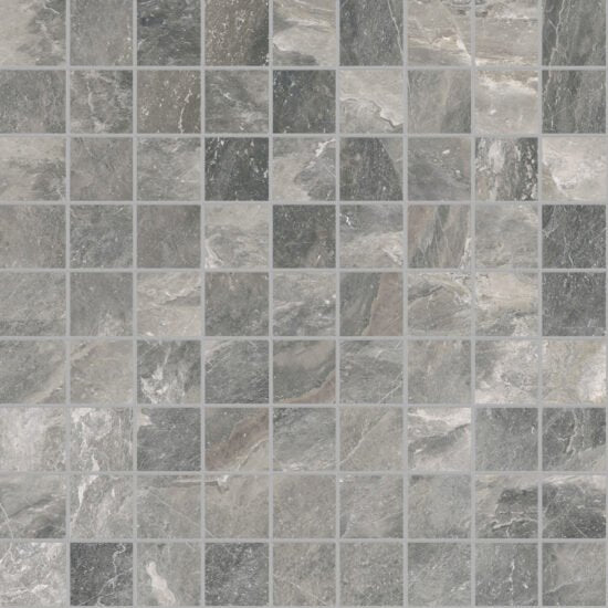 Pavimento rivestimento mosaico 30x30 in gres fine in porcellana, superficie e texture ravvicinata del gres