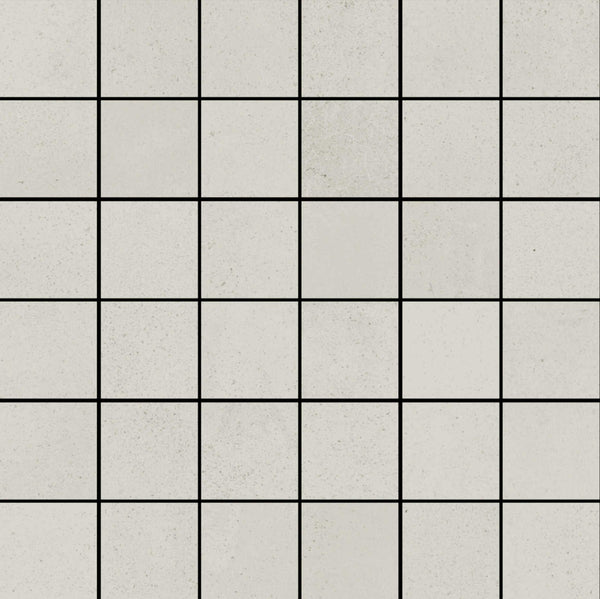 Pavimento rivestimento mosaico 30x30 in gres porcellanato 9,5mm bianco Ragno Replace