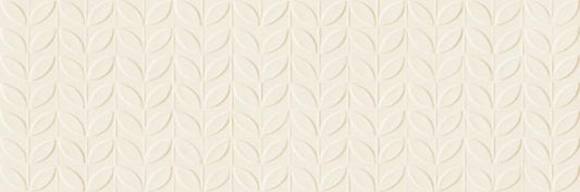 Ragno Vida rivestimento in pasta bianca 30x90 sp. 10 mm strutturato 3d foglia rettificato beige