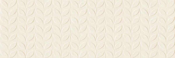 Ragno Vida rivestimento in pasta bianca 30x90 sp. 10 mm strutturato 3d foglia rettificato beige