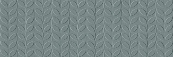 Ragno Vida rivestimento in pasta bianca 30x90 sp. 10 mm strutturato 3d foglia rettificato azzurro