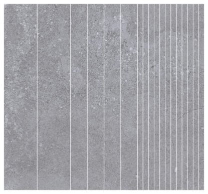 Pavimento rivestimento mosaico 60x64.4 in gres porcellanato Gray, superficie e texture ravvicinata del gres