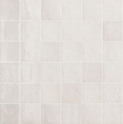Rivestimento 10x10 in monocottura pasta bianca 10 mm bianco 00 Bianco, superficie e texture ravvicinata del gres