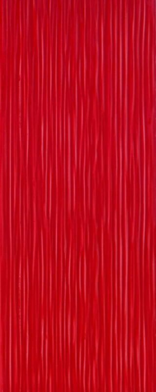 Rivestimento 20x50 in pasta bianca 8,5mm con struttura 3D Rosso, superficie e texture ravvicinata del gres