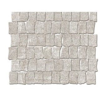 Rivestimento 26x30 mosaico in pasta bianca raw concrete Start 0082026 Naxos