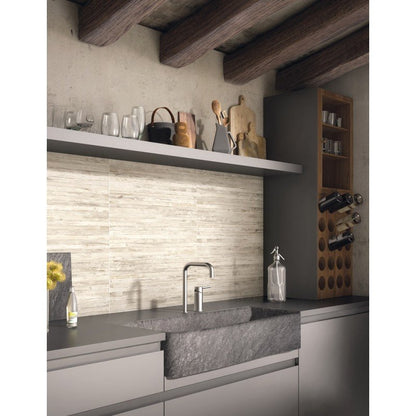 Rivestimento 26x60,5 in pasta bianca line raphia Fiber 0090822 Naxos