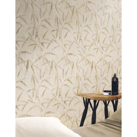 Rivestimento 26x60,5 decoro in pasta bianca bamboo raphia Fiber 0090838 Naxos
