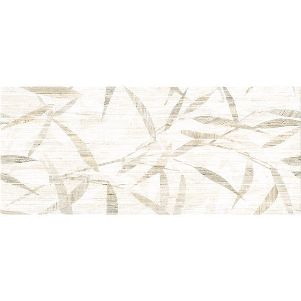 Rivestimento 26x60,5 decoro in pasta bianca bamboo yute Fiber 0090837 Naxos