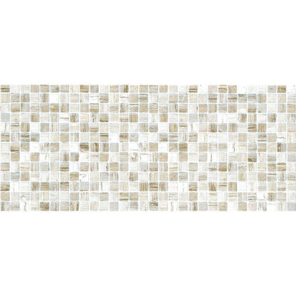 Rivestimento 26x60,5 mosaico in pasta bianca spaccatella yute Fiber 0090834 Naxos