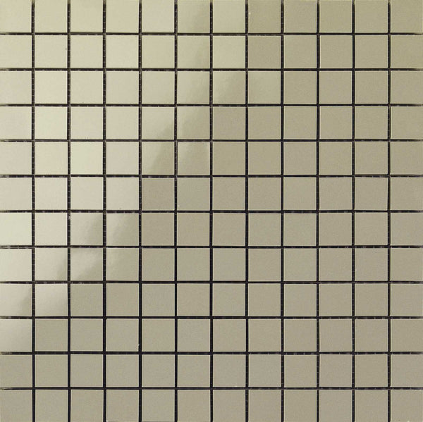 Rivestimento 30x30 mosaico Khaki 11,5 mm in pasta bianca Ragno Frame 00R4ZC04