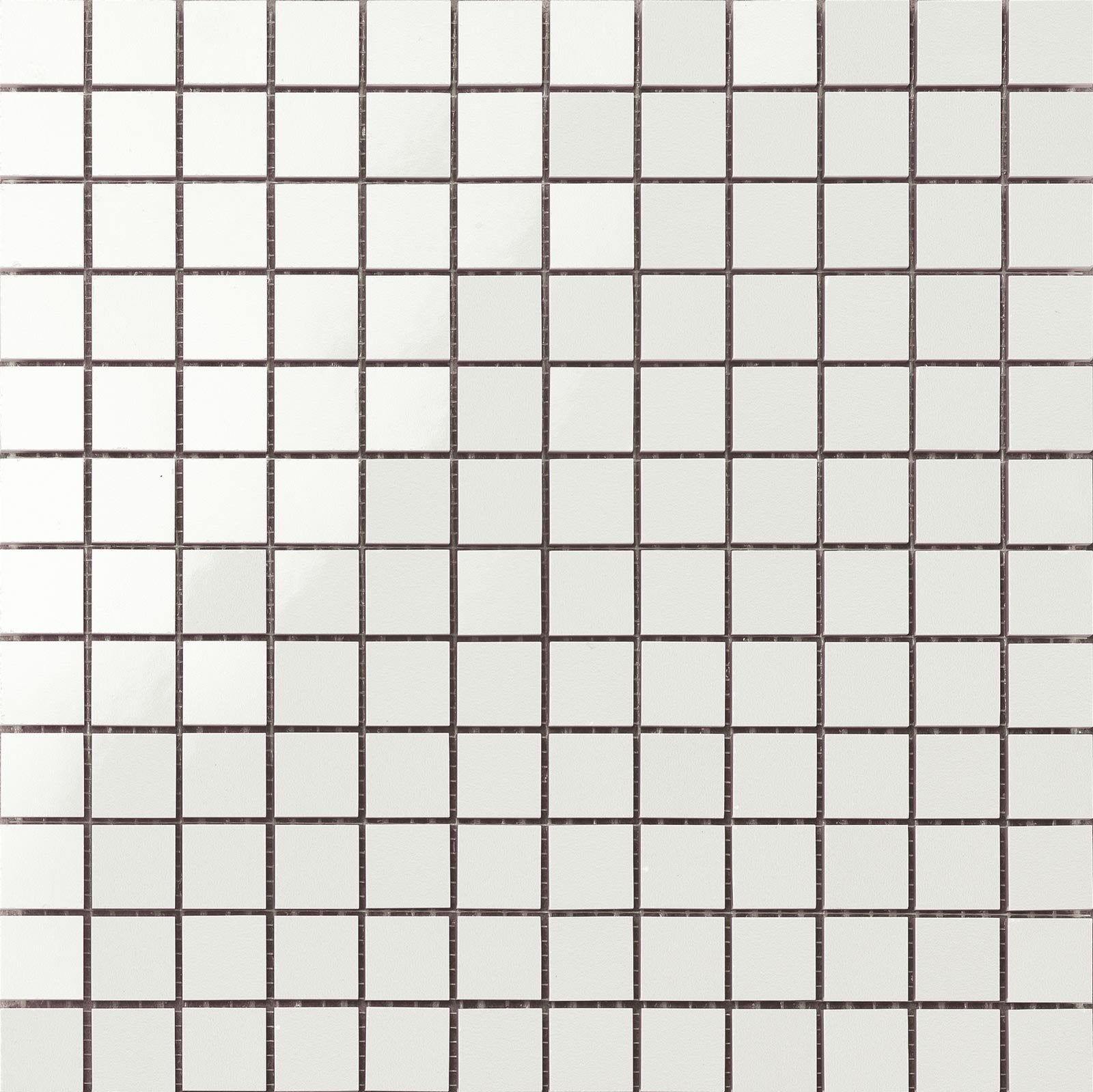 Rivestimento 30x30 mosaico sterling 11,5 mm in pasta bianca, superficie e texture ravvicinata del gres