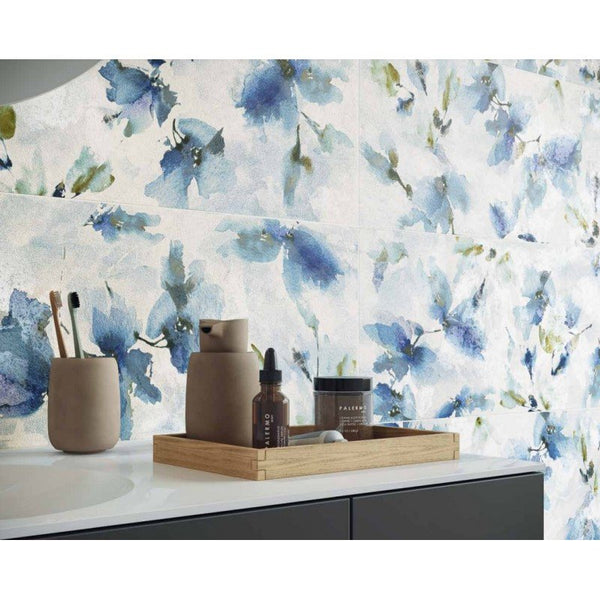 Rivestimento 32X80,5 decoro in pasta bianca kimono Timeless 0124621 Naxos