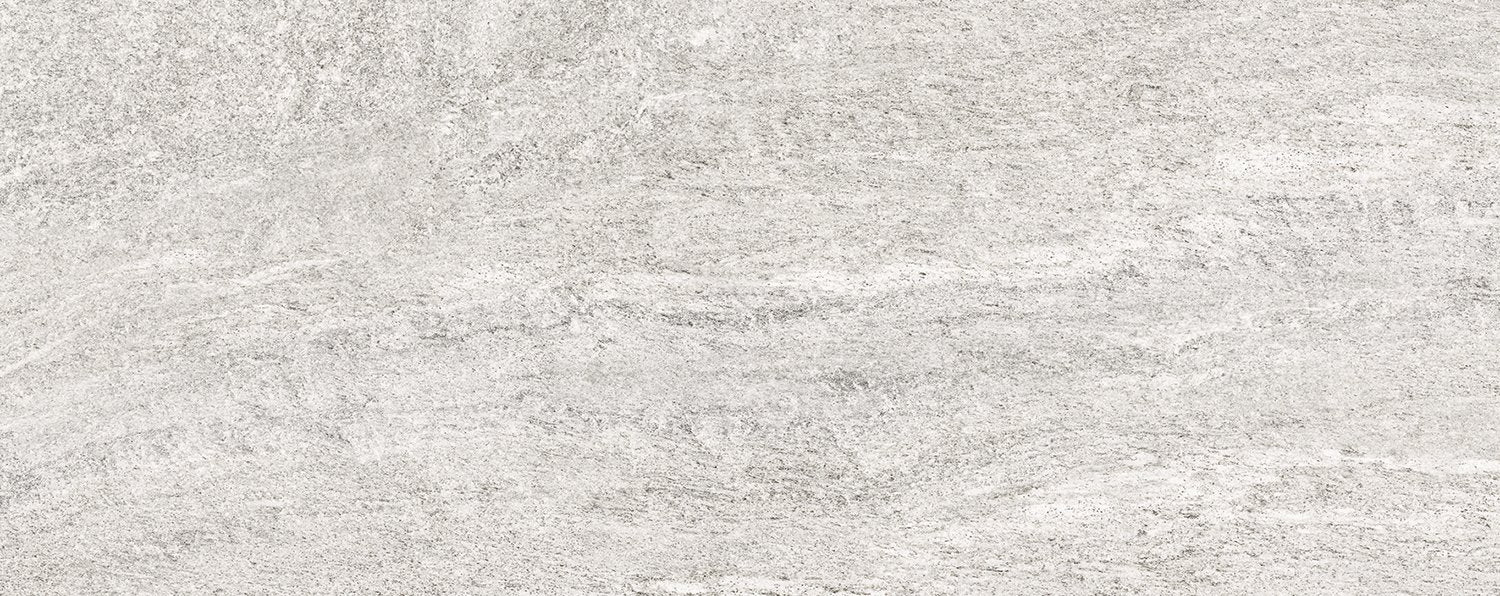 Rivestimento 32X80,5 in pasta bianca latemar Lithos Naxos Grigio, superficie e texture ravvicinata del gres