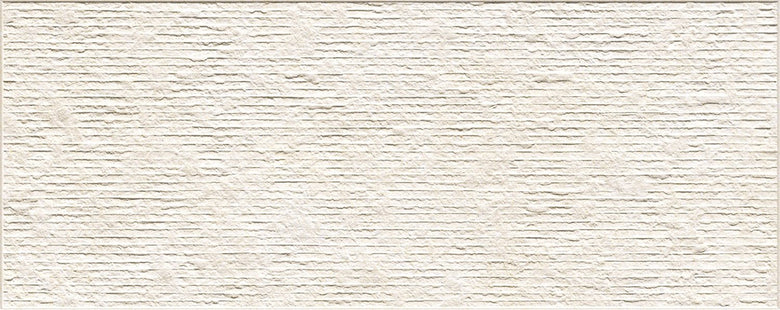 Rivestimento 32X80,5 in pasta bianca rub trani Lithos Naxos posata in ambiente arredato, dettaglio della venatura