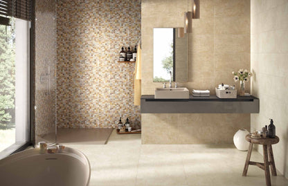 Rivestimento decoro 30x60 in gres fine porcellanato 7 mm terre soft Pictura 0128086 Naxos