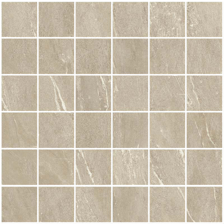 Rivestimento Mosaico 30x30 Cm In Gres Porcellanato Sand in ceramica, superficie e texture ravvicinata del gres