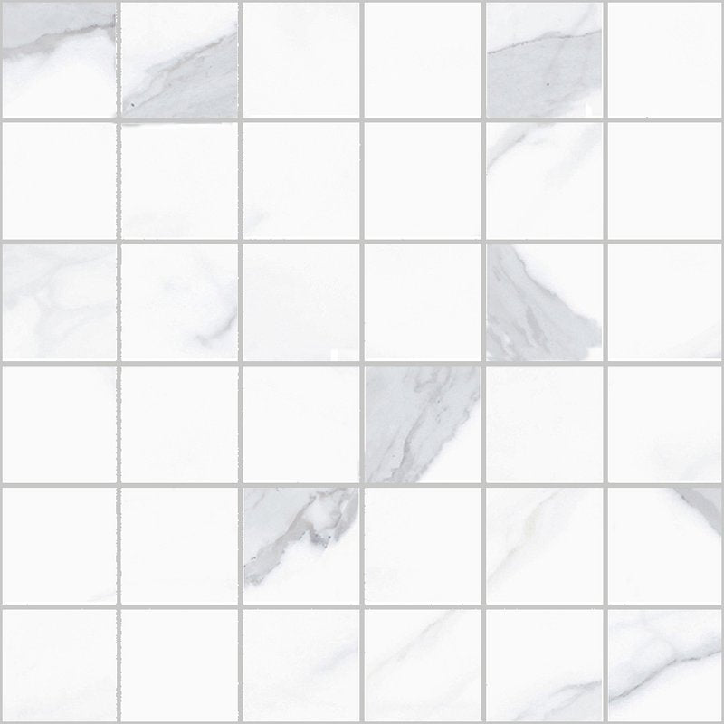 Rivestimento Mosaico 30x30 in gres porcellanato 9 mm in ambientazione completa, vista d'insieme della stanza
