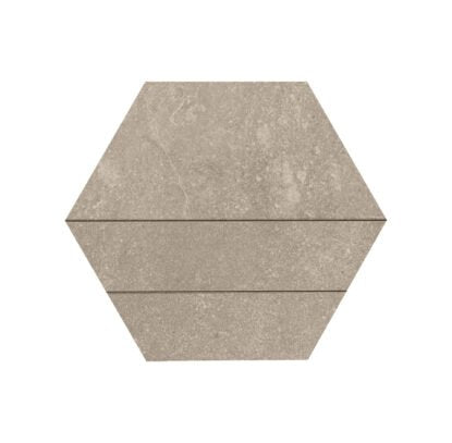 Rivestimento mosaico 3D 29x33.5 in gres porcellanato 10 mm beige Ragno Lunar