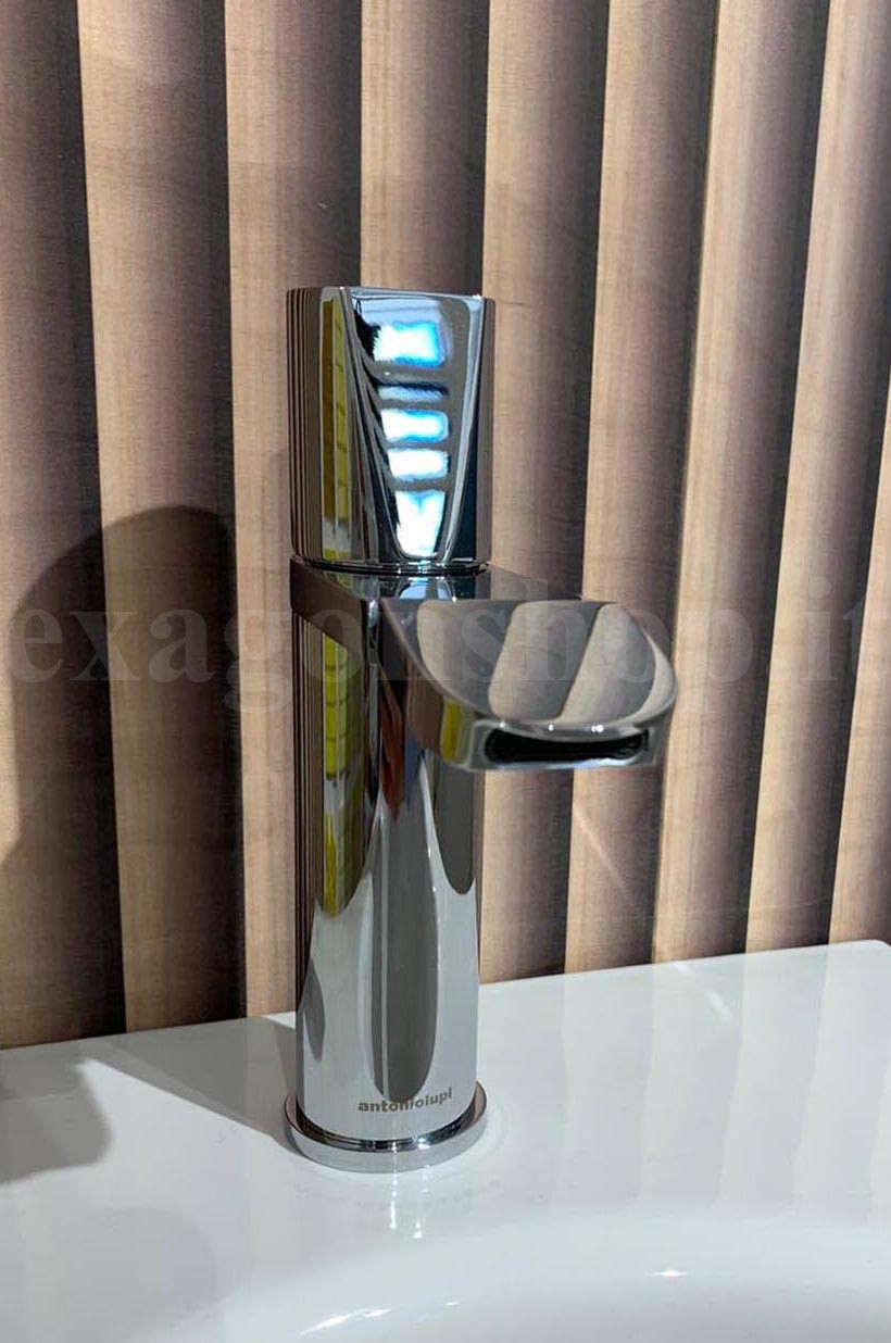 Disegno tecnico con quote di Antonio Lupi Indigo miscelatore Bidet Cromo lucido ND400LU - Antonio Lupi Design