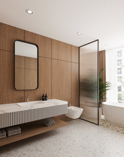 Rubinetto lavabo monocomando con flessibili cromo Ten