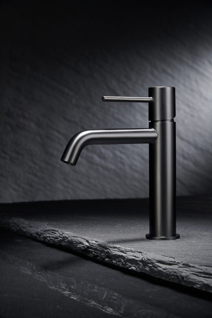Rubinetto miscelatore per lavabo senza scarico in ottone canna di fucile Memo
