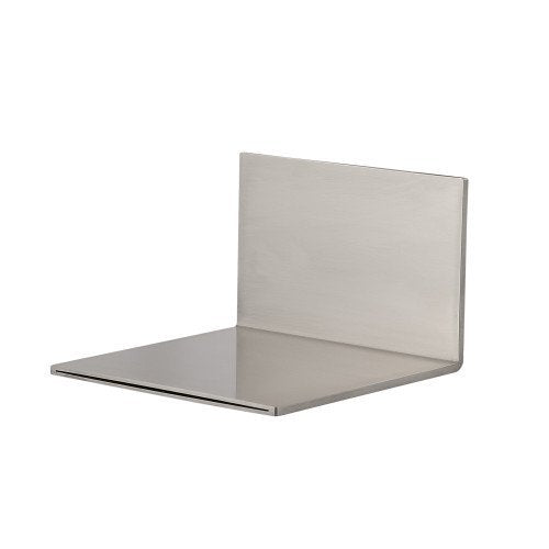 Treemme 3.6 cascata doccia 15 cm a parete inox satinato Acciaio, vista frontale della maniglia e della bocca di...