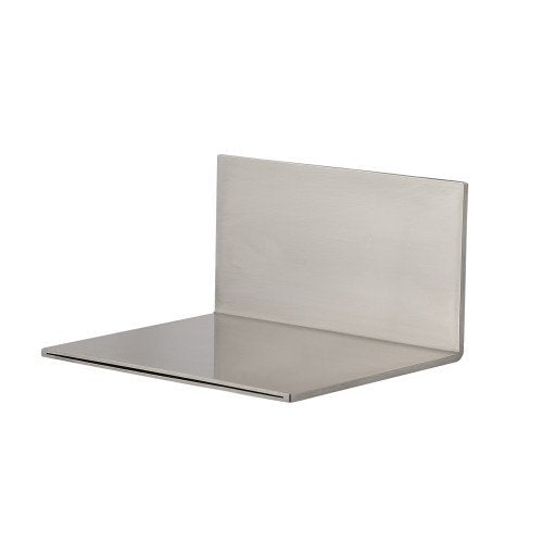 Treemme 3.6 cascata doccia 22 cm a parete inox satinato Acciaio, vista frontale della maniglia e della bocca di...