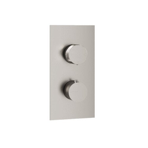 Treemme 22mm miscelatore doccia termostatico senza parte incasso 1 uscite parti esterne inox satinato