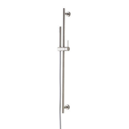 Treemme RWIT1347IS04 asta doccia 90 cm con doccetta saliscendi e flessibile senza presa acqua inox satinato