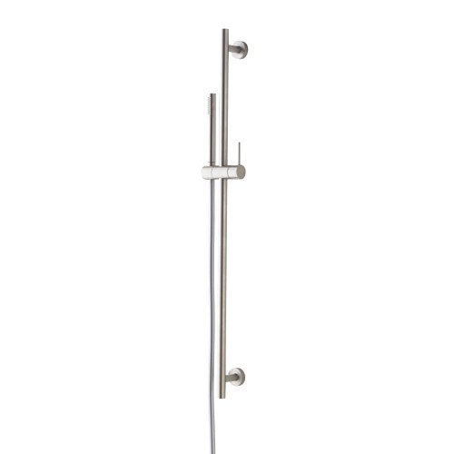 Treemme RWIT1347IS04 asta doccia 90 cm con doccetta saliscendi e flessibile senza presa acqua inox satinato