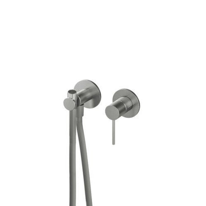 Treemme 40mm idroscopino wc e bidet con miscelatore senza parte incasso inox satinato