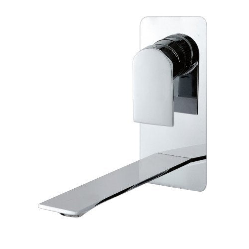 Treemme Ran RWIT22B3CC01 miscelatore lavabo monocomando Cromo Lucido ambientato su piano bagno con accessori...
