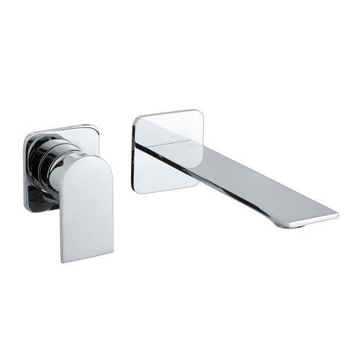Treemme Ran RWIT22C7CC01 Miscelatore lavabo senza parte ambientato su piano bagno con accessori - Rubinetterie Treemme