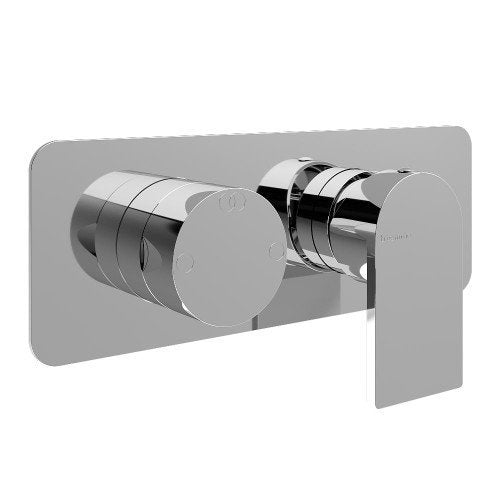 Disegno tecnico con quote di Treemme Ran RWIT22E2CC03 miscelatore doccia monocomando con Cromo Lucido - Rubinetterie Treemme
