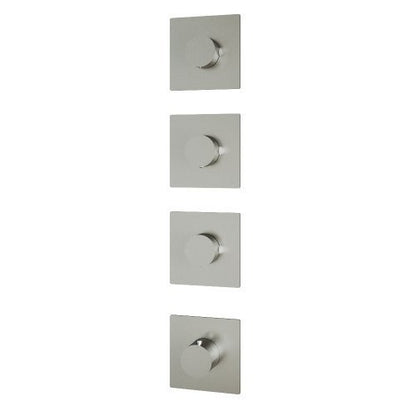 Treemme 3.6 rwit2575is01 miscelatore doccia termostatico a muro 3 uscite senza parte incasso inox satinato
