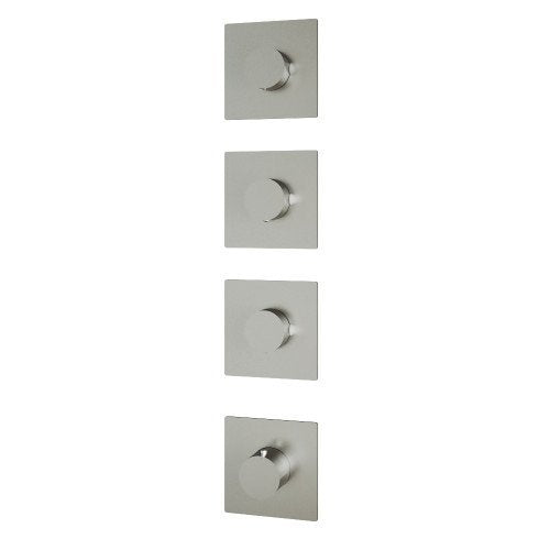 Treemme 3.6 rwit2575is01 miscelatore doccia termostatico a muro 3 uscite senza parte incasso inox satinato