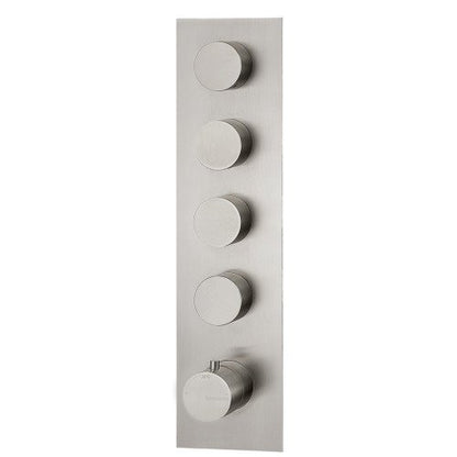 Treemme 3.6 RWIT2597IS31 miscelatore doccia termostatico a muro 4 uscite senza parte incasso inox satinato