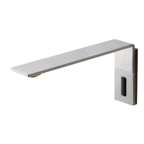 Treemme 5mm rubinetto elettronico per lavabo con Acciaio ambientato su piano bagno con accessori - Rubinetterie Treemme