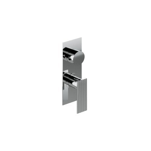 Treemme Los RWIT2AA2CC02 miscelatore monocomando con Cromo Lucido, vista frontale della maniglia e della bocca di...