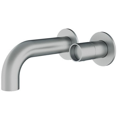 Treemme Watertube RWIT4AC5IS02 miscelatore monocomando Acciaio in acciaio inox e satinato ambientato su piano bagno con...