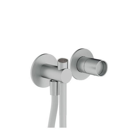 Treemme Watertube RWIT4AD4IS02 idroscopino per wc e bidet con miscelatore senza parte incasso inox satinato