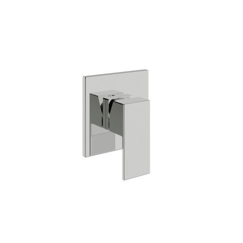 Treemme Q30 RWIT4BC5CC05 monocomando remoto lavabo senza Cromo Lucido ambientato su piano bagno con accessori...