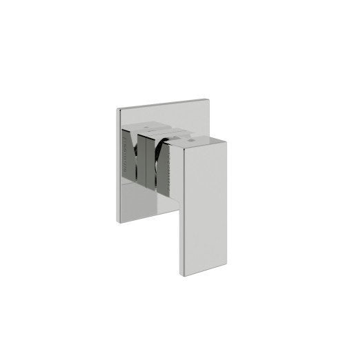 Treemme Q30 Miscelatore remoto lavabo doccia senza parte Cromo Lucido ambientato su piano bagno con accessori...