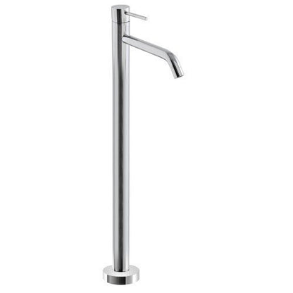 Treemme Up+ miscelatore lavabo a pavimento monocomando senza parte incasso cromo