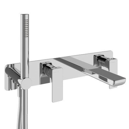 Treemme Hask RWIT6AD7CC01 miscelatore monocomando vasca con bocca e doccetta senza parte incasso cromo