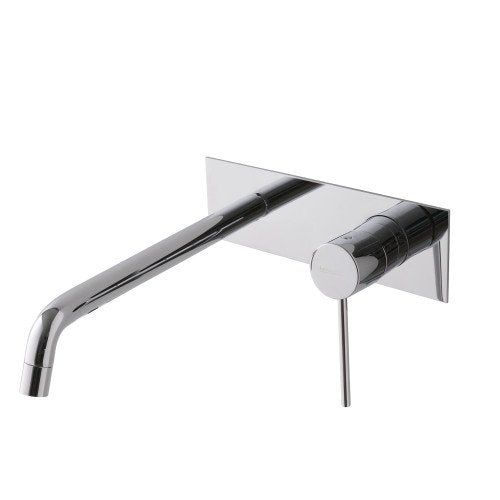 Treemme Up+ miscelatore Lavabo 223 mm senza parte incasso Cromo Lucido ambientato su piano bagno con accessori...