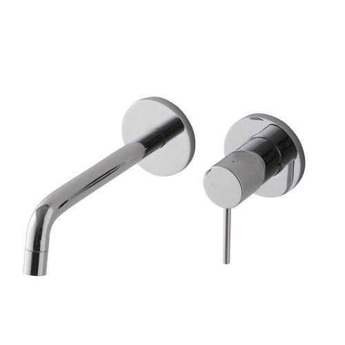 Treemme Up+ RWIT6BC5CC01 miscelatore monocomando lavabo, vista frontale su sfondo bianco - Rubinetterie Treemme