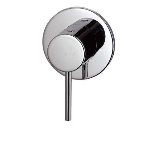 Treemme Up+ RWIT6BC8CC01 miscelatore remoto lavabo doccia Cromo Lucido ambientato su piano bagno con accessori...