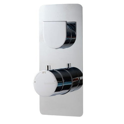 Treemme Hask RWIT8A46CC05 miscelatore termostatico incasso con deviatore 2 uscite senza parte incasso cromo